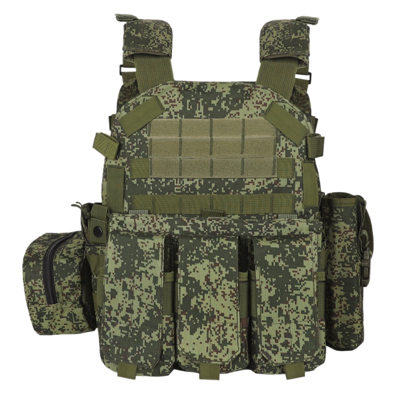 Cycling Gear Vest - 6094迷彩タクティカルベスト多機能プレートキャリア調整可能戦闘狩猟用具男性用アウトドアサイクリング