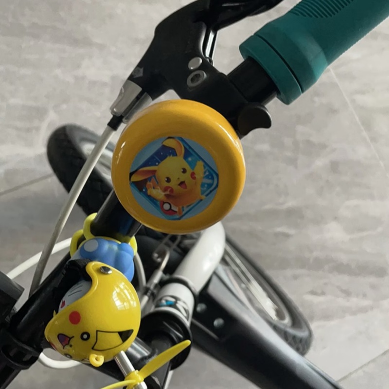 Bike Bell - 5*5 センチメートル漫画かわいいポケットエルフ自転車ベル子供用自転車漫画ベル金属警告アラームサイクリングハンドルバーベル安全サイクリング