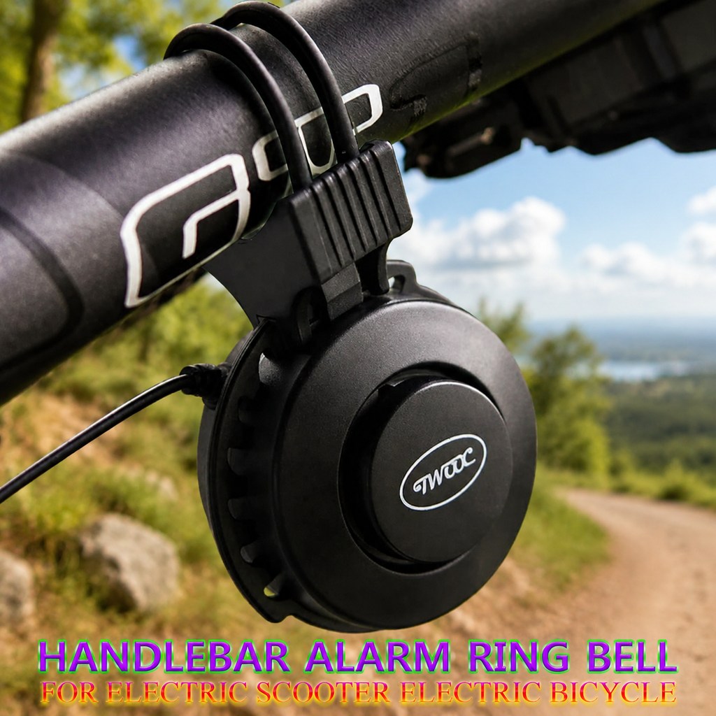 Bike Bell - 防水大音量警告安全ハンドルバーアラームベル（電動スクーター・自転車用、USB充電式）