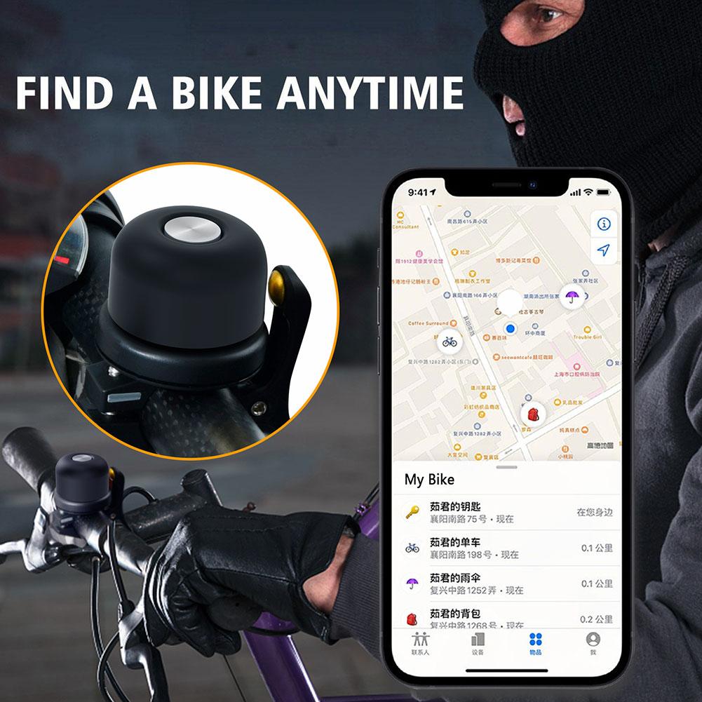 メタル製自転車ベル（AirTag隠しケース付き） |   盗 - Bike Bell のレビューと価格