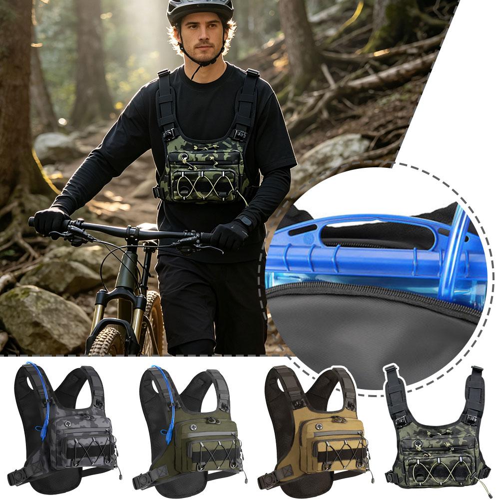 ランニングチェストパックハイドレーションベストサイクリングハ - Cycling Gear Vest のレビューと価格