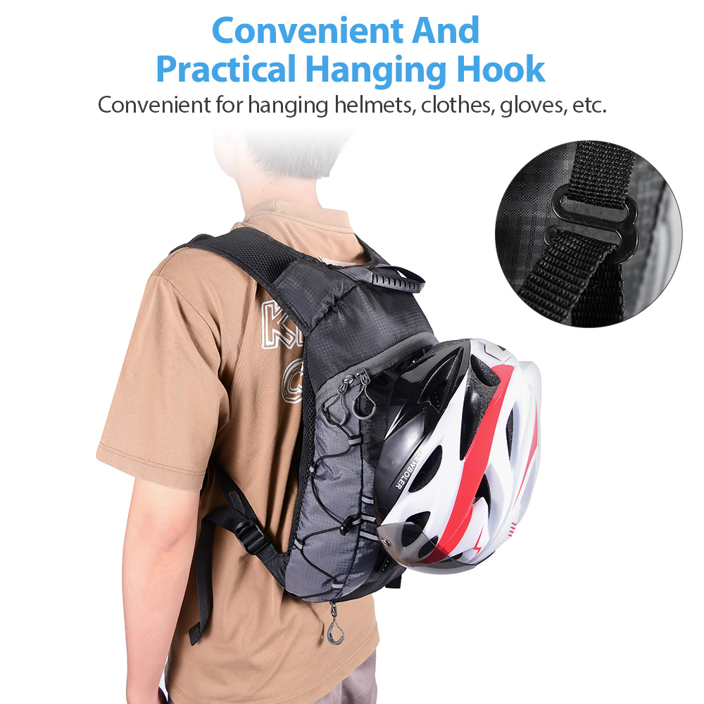 ウォーターボトル付きランニングバックパックベスト、軽量自転車 - Cycling Gear Vest のレビューと価格