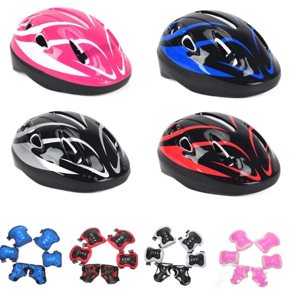 子供用の膝と肘のパッド、リストガード、スポーツ保護具、スクー - Cycling Gear Kids のレビューと価格