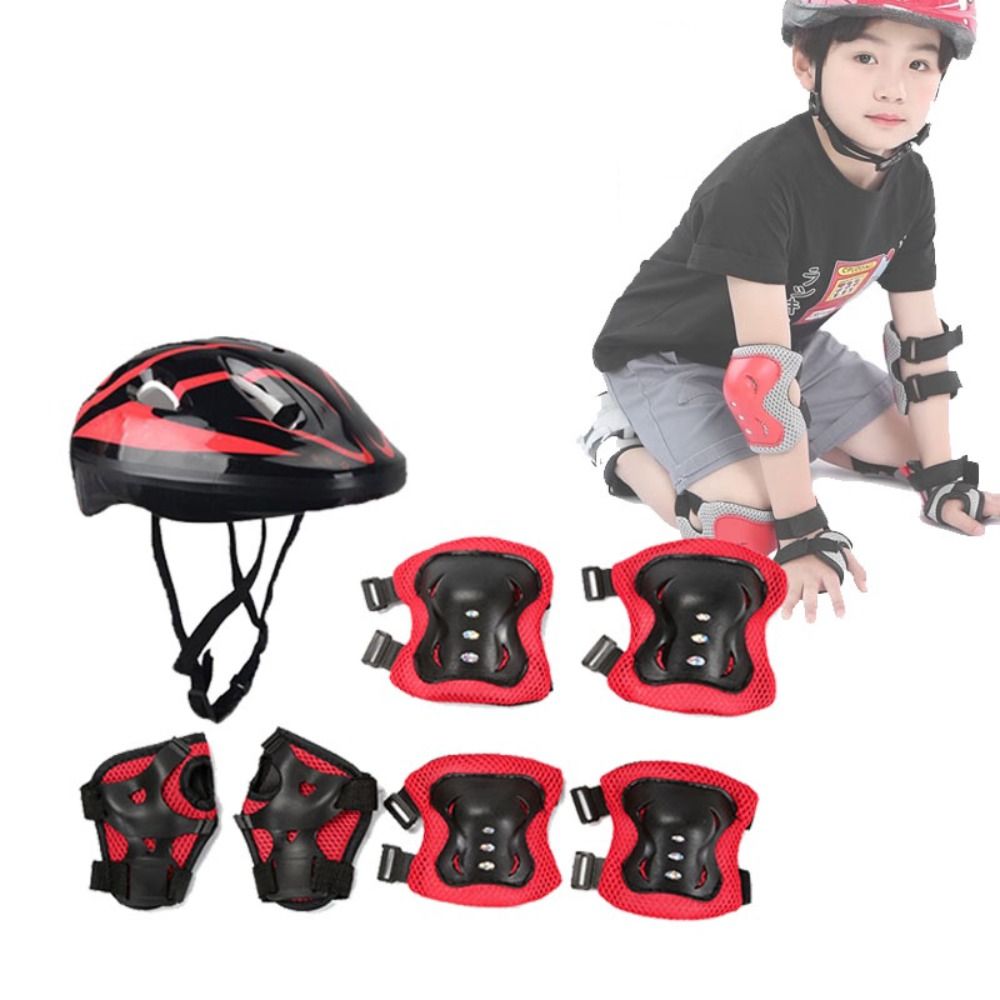 子供用の膝と肘のパッド、リストガード、スポーツ保護具、スクー - Cycling Gear Kids のレビューと価格