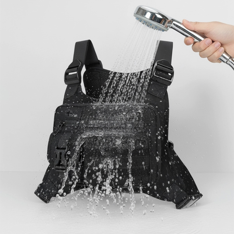 タクティカルチェストリグバッグ メンズ 防水 クロスボディハ - Cycling Gear Vest のレビューと価格