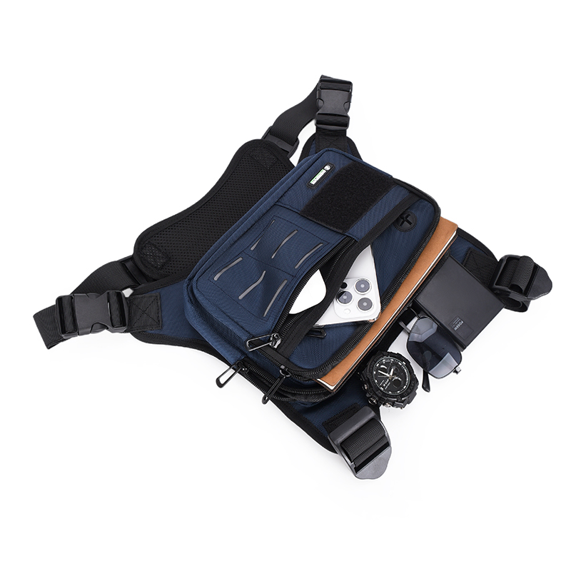 タクティカルチェストリグバッグ メンズ 防水 クロスボディハ - Cycling Gear Vest のレビューと価格