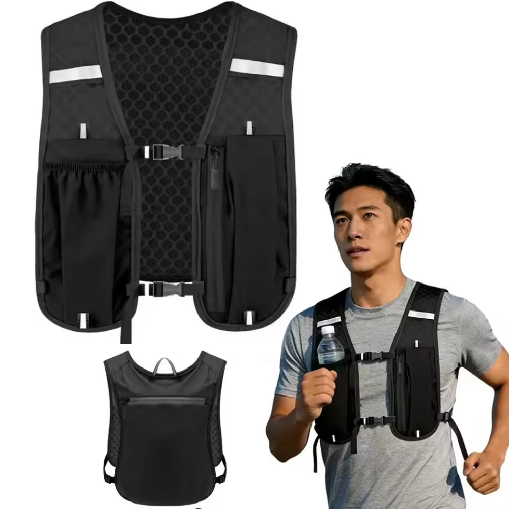 女性と男性向けのランニングハイドレーションベスト、防水性、通 - Cycling Gear Vest のレビューと価格