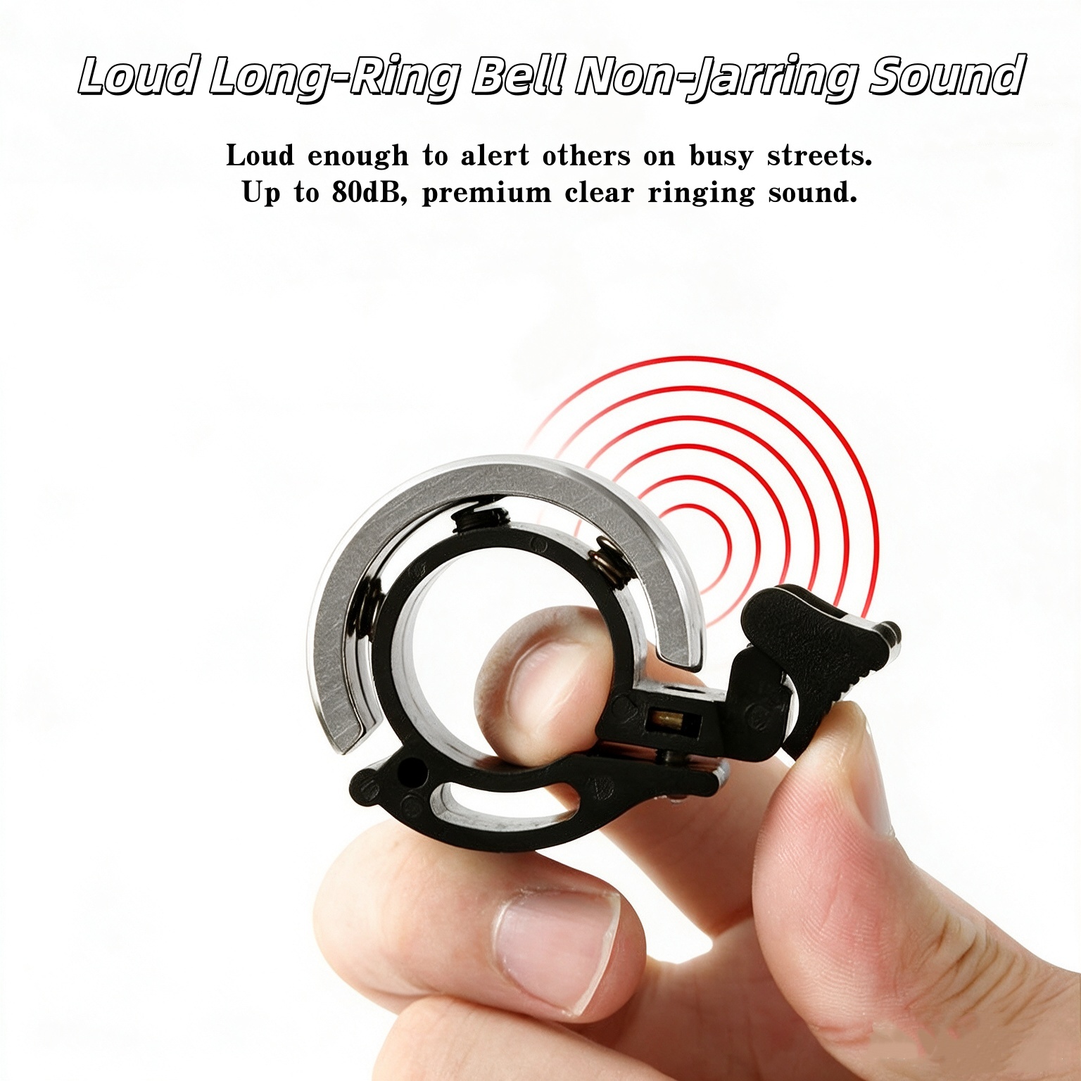 自転車ベル MTB自転車ホーン 合金製自転車リングサウンド  - Bike Bell のレビューと価格