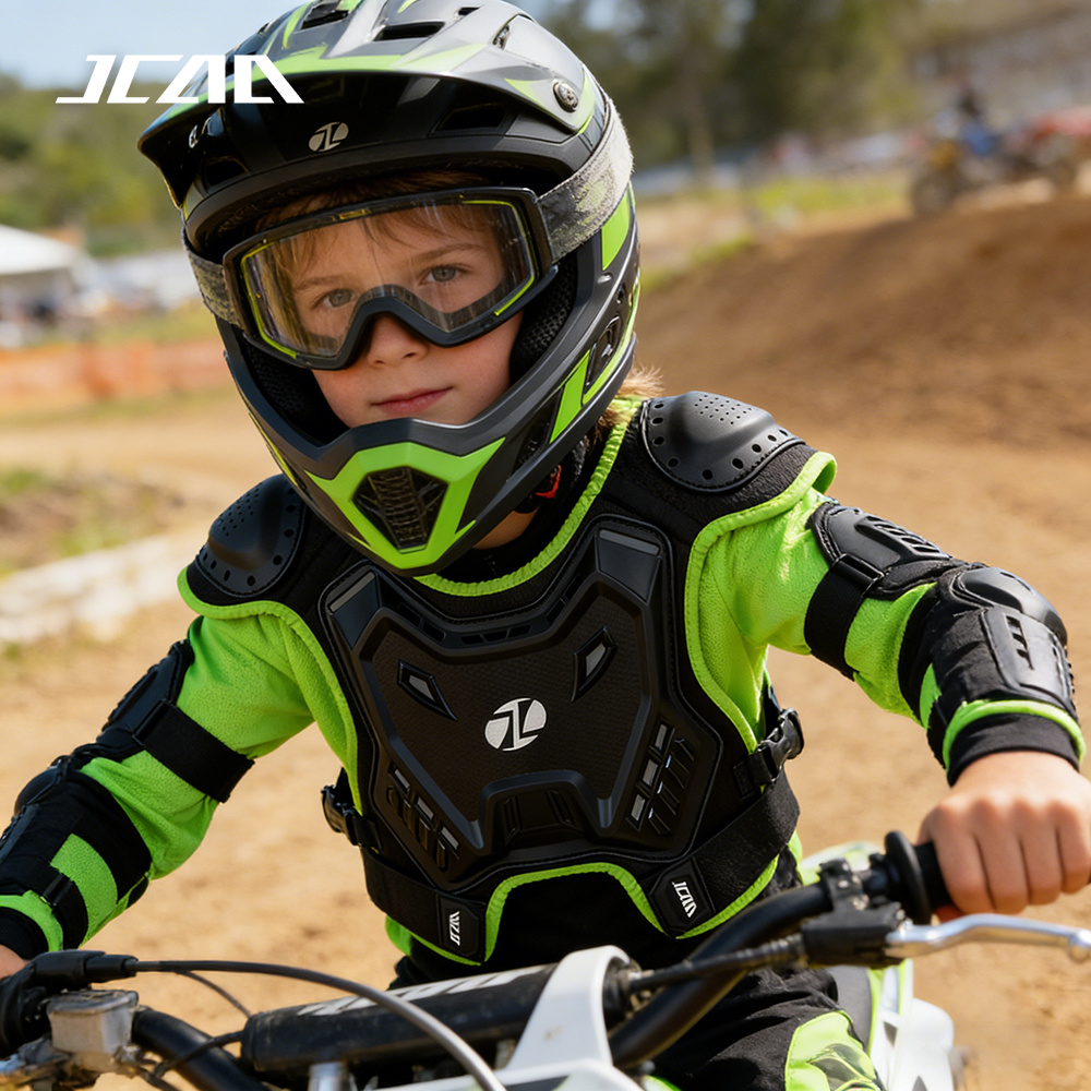 子供用モトクロスボディアーマー保護ベストDH ATVダートバ - Cycling Gear Kids のレビューと価格