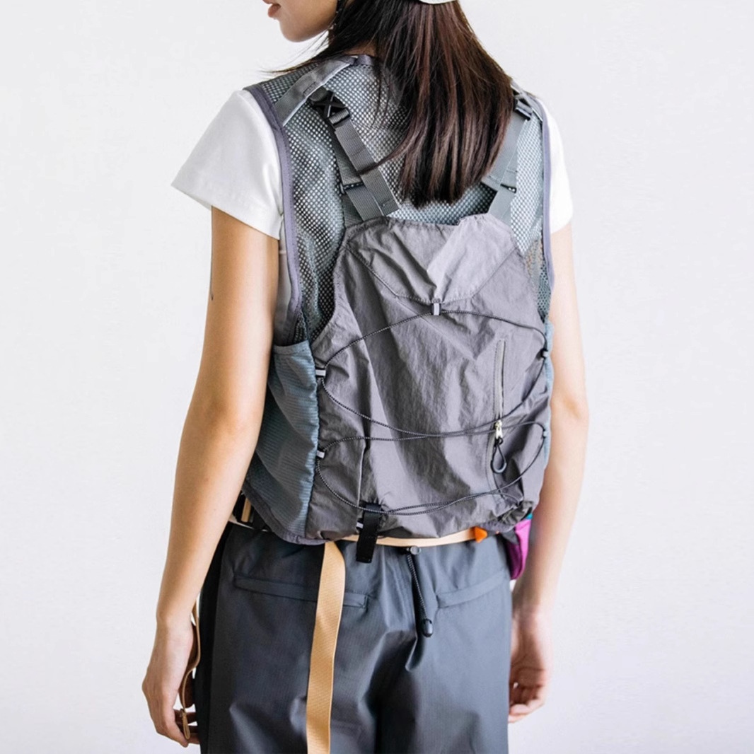 ユニセックスアウトドアユーティリティベストパッチワークマルチ - Cycling Gear Vest のレビューと価格