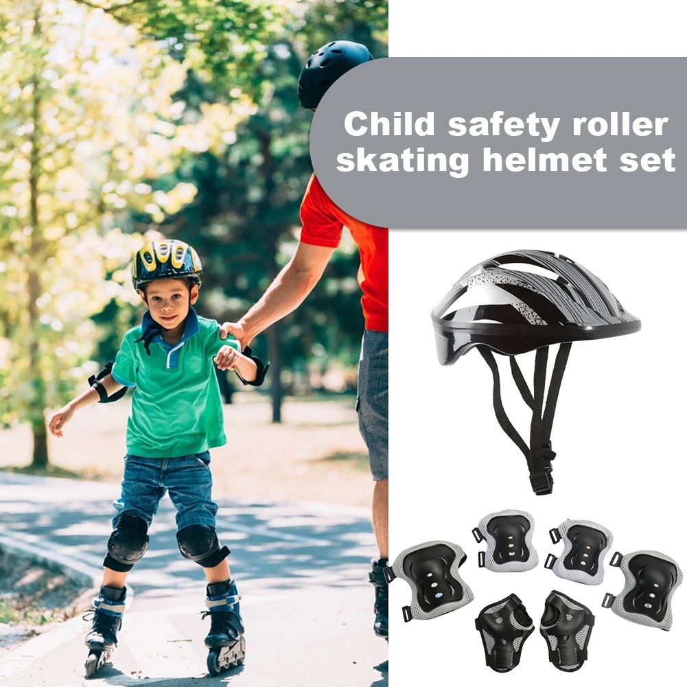 7 個の自転車スポーツ保護具セット調整可能な子供用安全スケー - Cycling Gear Kids のレビューと価格