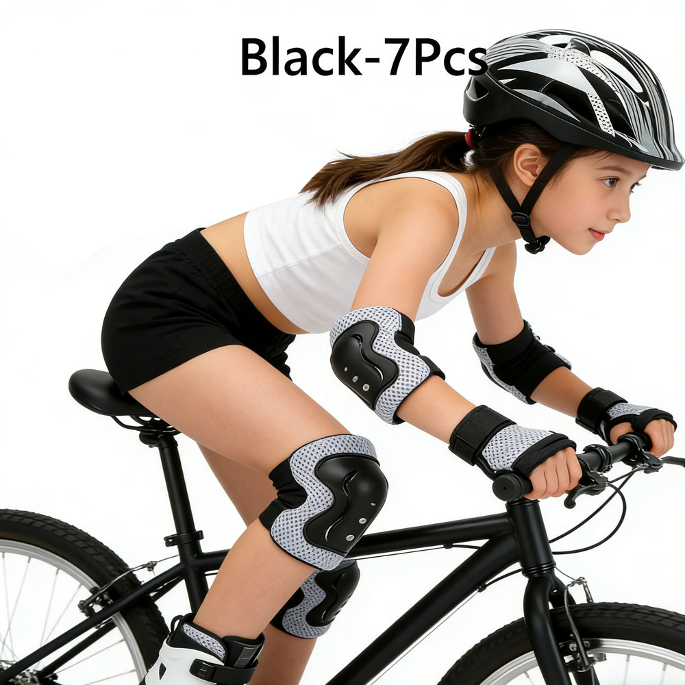 自転車スポーツ保護具セット 調整可能な子供用安全スケートヘル - Cycling Gear Kids のレビューと価格